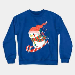 snowman ski Crewneck Sweatshirt